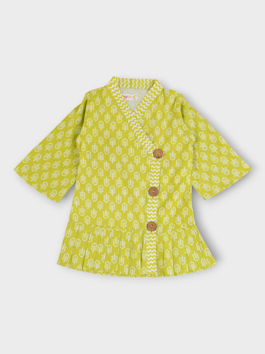 Lime Kimono Dress