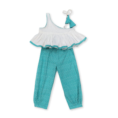 Teal Afghani Pants Set